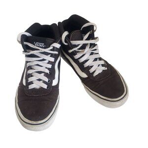 Vans SK8-HI Skate Shoe Womens 5.5 Brown Sneaker